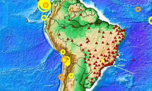 Tremor de magnitude 1,7 é registrado em Búzios após relatos de moradores