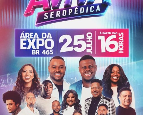 AVIVA Seropédica promete reunir milhares de fiéis em grande evento gospel na Área da Expo