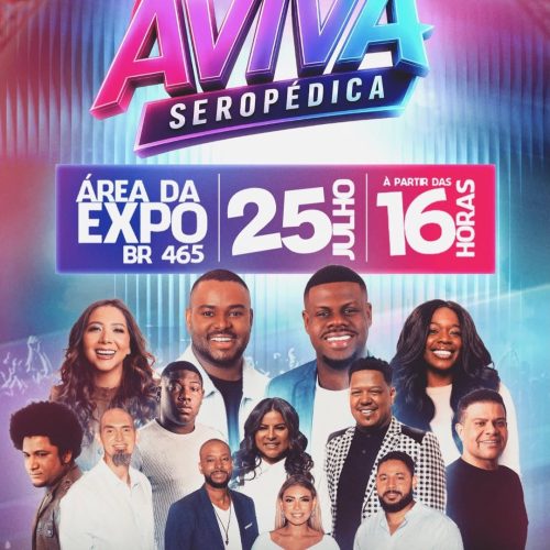 AVIVA Seropédica promete reunir milhares de fiéis em grande evento gospel na Área da Expo